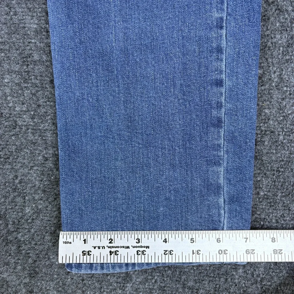Empyre Surplus Co. Skeletor Jeans Mens 34 Blue Denim Stretch Mid Rise Skinny Leg